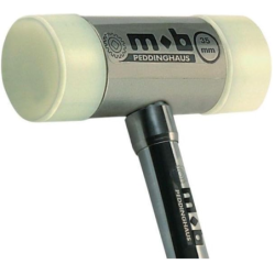 Maillet à embouts TPU interchangeables 40mm manche tubulaire poignée caoutchouc
