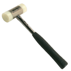 Maillet à embouts TPU interchangeables 40mm manche tubulaire poignée caoutchouc