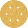 DISQUE ABRASIF Ø150mm 6 TROUS GR080 EXPERT (blister 5 pcs)