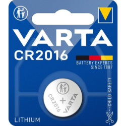 Pile bouton Lithium 3V CR2016 Varta Blister de 1 piece