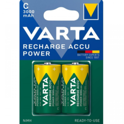 PILE RECHARGEABLE HR14 (C) - 3000mAh VARTA (blister 2 pcs)
