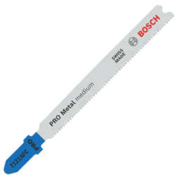 Lame de scie sauteuse PRO BIM Speed Métal 92mm Pas : 1,2mm T121AFC Etui de 5 pièces
