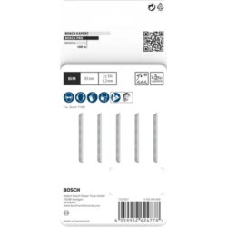Lame de scie sauteuse PRO BIM Speed Métal 92mm Pas : 1,2mm T121AFC Etui de 5 pièces