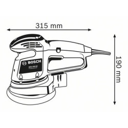 Ponceuse excentrique 150mm 350W GEX 34-150