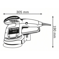 Ponceuse excentrique 125mm 350W GEX 34-125