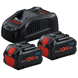 Pack 2 batteries 18V 5.5 Ah Procore + Chargeur GAL 1880