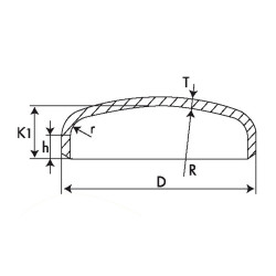 FOND BOMBE A SOUDER 108.0x3.6 N