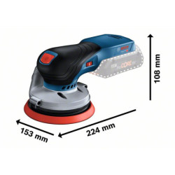 Ponceuse excentrique sans-fil Bosch GEX 18V-125 Sans batterie ni chargeur En coffret