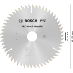 LAME CIRC.190X30MM 54 MULTIMAT.