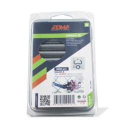 AGRAFES A GRILLAGE OMEGA 16 GALVA C (blister de 2500 pcs)