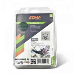 AGRAFES A GRILLAGE OMEGA 20 GALVA C (blister 1000 pcs)