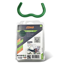 AGRAFES A GRILLAGE OMEGA 20 VERTE (blister de 1000 pcs)