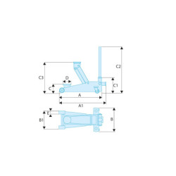 CRIC ROULEUR 3 TONNES DL.32APB