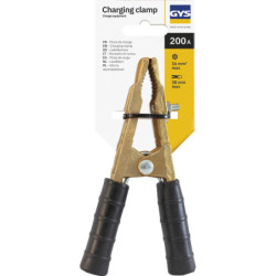 PINCE DE CHARGE LAITON 200 Amp MANCHON NOIR