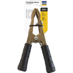 PINCE DE CHARGE LAITON 300 Amp MANCHON NOIR