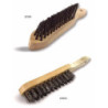 Brosse a metallique a manche special soudure d'angle acier 3 rangs fils de 30 mm dim 280x30mm