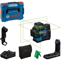 Laser de lignes vertes 3x360° avec batterie et chargeur GLL 12v-100-33CG Bosch Expert 0601065401