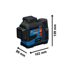 Laser de lignes vertes 3x360° avec batterie et chargeur GLL 12v-100-33CG Bosch Expert 0601065401