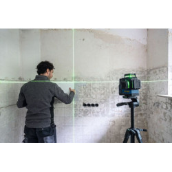 Laser de lignes vertes 3x360° avec batterie et chargeur GLL 12v-100-33CG Bosch Expert 0601065401