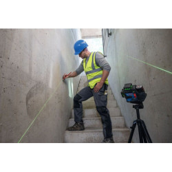 Laser de lignes vertes 3x360° avec batterie et chargeur GLL 12v-100-33CG Bosch Expert 0601065401