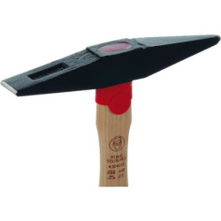 Marteau à piquer les soudures 175mm manche bois frêne poids 300g