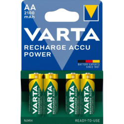 PILE RECHARGEABLE HR06 (AA) - 2100mAh VARTA (blister 4 pcs)