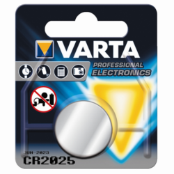 Pile bouton Lithium 3V CR2025 Varta Blister de 1 piece