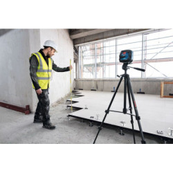 Laser de lignes vertes 2 lignes formant une croix à Piles-Batterie en option GLL 20-22G Bosch 060106