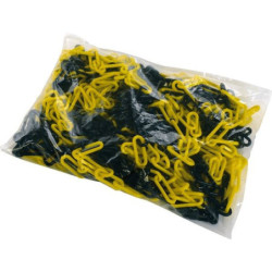 CHAINE SIGNALISATION 10 mm ROUGE BLANC ( SAC 25M )