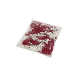 CHAINE SIGNALISATION 6 mm ROUGE BLANC ( SAC 25M )