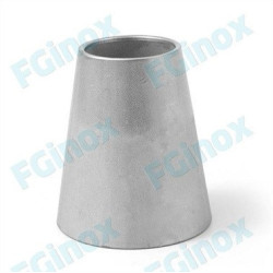 Réduction à souder concentrique ISO roulée soudée inox 304L