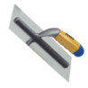 PLATOIR ITALIEN ACIER DROIT 280x120mm MANCHE BOIS