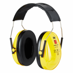 Casque antibruit Optime I SNR 27dB Jaune