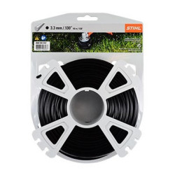 FIL DE COUPE ROND NYLON NOIR Ø3.3mm x 40m BOBINE