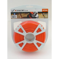 FIL DE COUPE ROND NYLON ORANGE Ø2.4mm x 86 m BOBINE