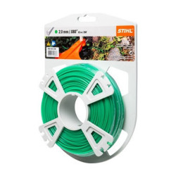 FIL DE COUPE ROND NYLON VERT Ø2.0mm x 62 m BOBINE