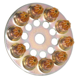 CHARGE DISQUE 6.3/10 VERTE faible (boite de 100 pcs)