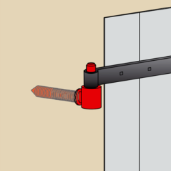 GOND VIS BOIS Ø16mm LONG 84mm