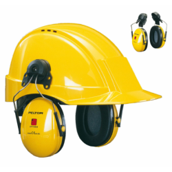 Coquilles antibruit Optime I attaches P3E SNR 26dB Jaune