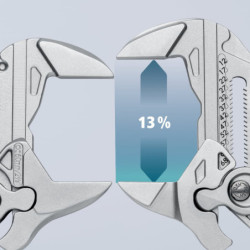 PINCE CLE 300 MM GAINEE PVC CHROME