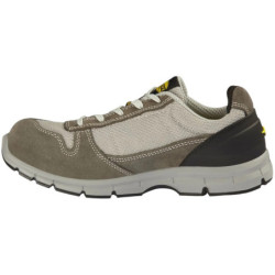 Chaussure basse Run Text Low S1PS FO SR ESD Castle Rock/Alluminium (Roche/Bleu)