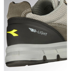 Chaussure basse Run Text Low S1PS FO SR ESD Castle Rock/Alluminium (Roche/Bleu)