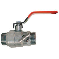 VANNE A SPHERE ACS M.M 20-27 AVEC PURGE POIGNEE PLATE
