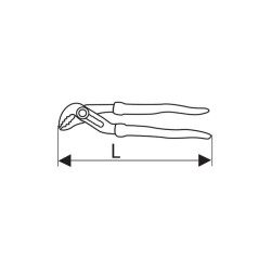 PINCE MULTIPRISE A VERROUILLAGE MULTI-POSITIONS 250mm EXPERT