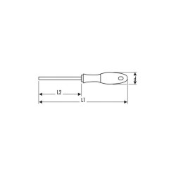 TOURNEVIS BOULE PHILLIPS PH2x30mm EXPERT