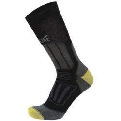 Chaussettes Triathlon renforts Kevlar Noir/Gris/Jaune