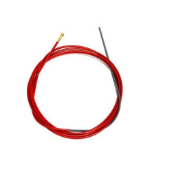 GAINE GUIDE FIL ACIER 1,0/1,2 ROUGE Long 5m