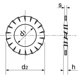 RONDELLE AZ INOX D.16