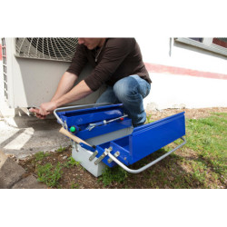 BOITE A OUTILS METALLIQUE 5 CASES 57cm EXPERT