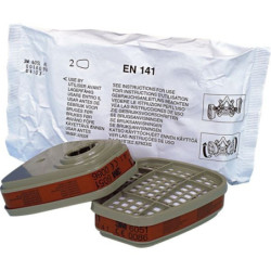 FILTRE GAZ ET VAPEUR A2 K6055 (LOT DE 2)